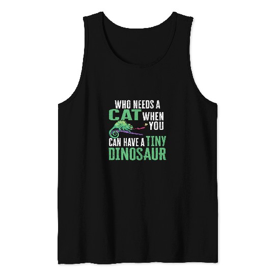 Chameleon Pet Lizard Reptile Herpetologist Tank Tops