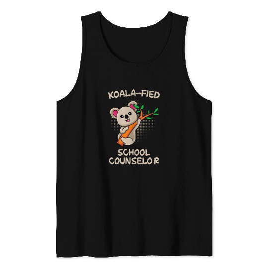 Koala Pet fied Qualified School Counselor Tank Tops