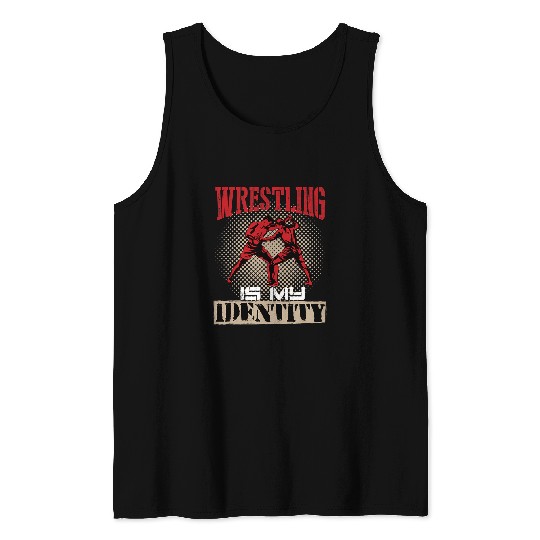 Sport Wrestling is my Identity Ring for Ringer Tank Tops