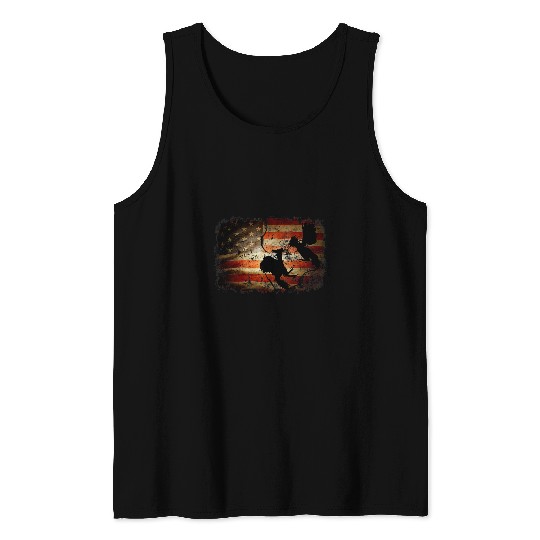 Chicken Pet Game Fowl American flag Gallegos Cock Rooster Sparring Tank Tops