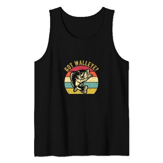 Fishing Fun Lake Erie Walleye Fishing Tank Tops