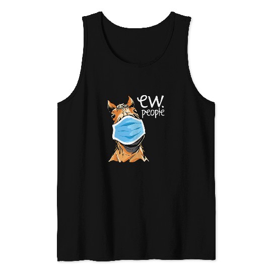 Horse Pet Ew People Horse Lover Horse Riding Equestrian Farmer Barn 3 Tank Tops