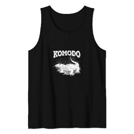 Komodo Pet Cute Komodo Dragon Lover Reptile Funny Zookeeper Tank Tops
