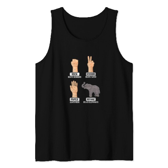 Elephant Mammal Lover Africa Zoo Keeper Animal Kids Youth Tank Tops