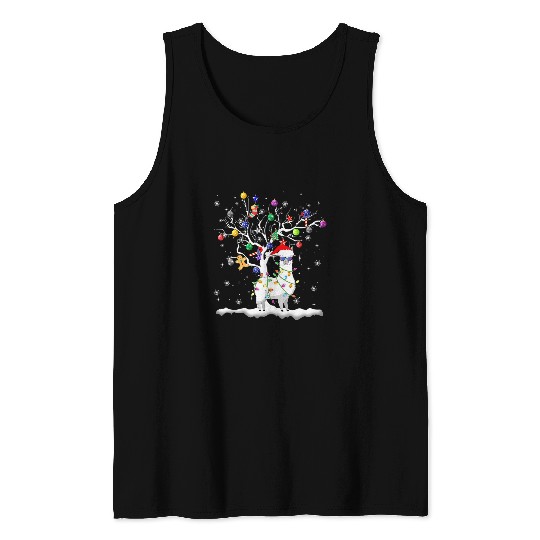 Llama Pet fa la la llama xmass lllama lover christmas matching Tank Tops