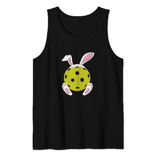 Sport Pickleball Pickleball Easter Egg Hunting Bunny Pickleball Easter Sunday Tank Tops