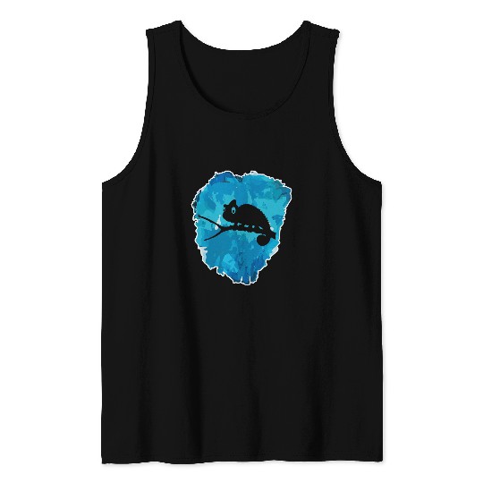 Chameleon Pet in an Ice Block for Eternity Tank Tops
