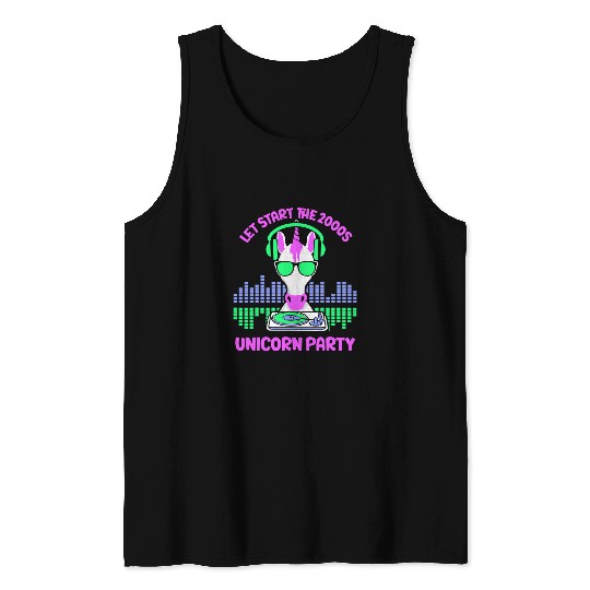 Unicorn Pet Let start the 2000s unicorn party 2 Tank Tops