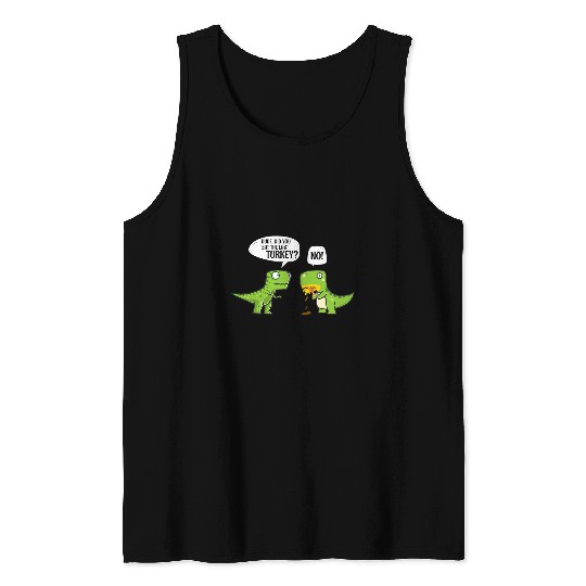 Dinosaur Pet Thanksgiving Costume Dinosaur Did You Eat Last Turkey Tank Tops