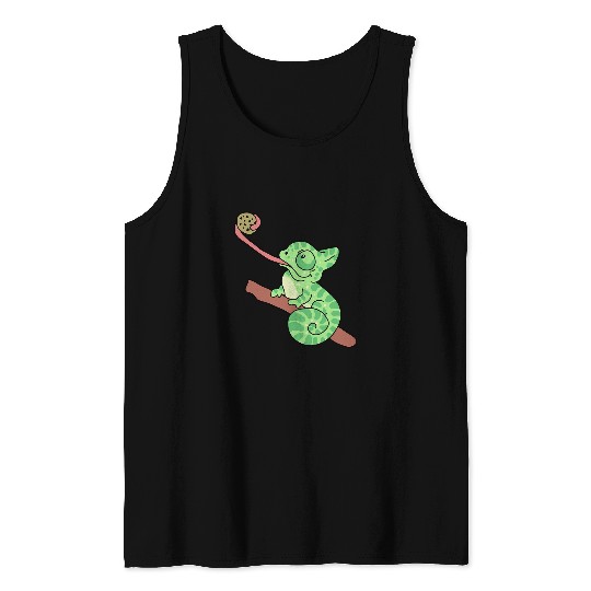 Chameleon Pet kids Tank Tops