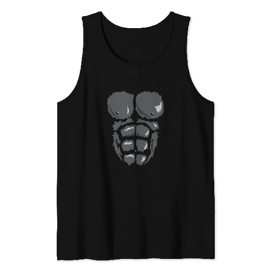 Gorilla Pet Halloween Costume Tank Tops