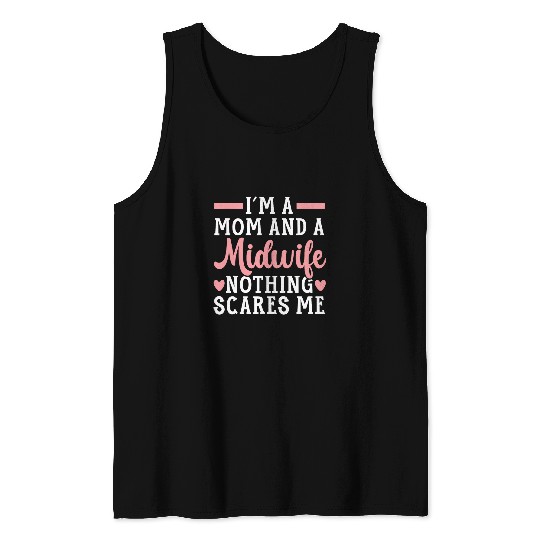 Midwifery Job Profession Newborn Childbirth Midwife 28 Tank Tops