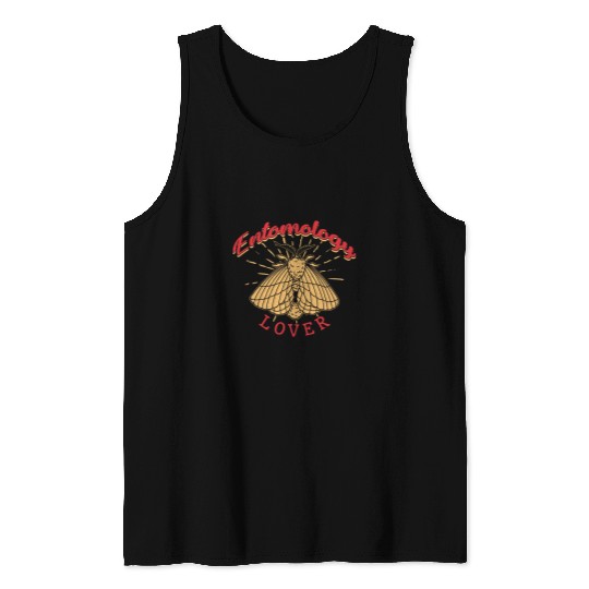 Moth maple insect lamp lepidopterist collector wildlife Tank Tops
