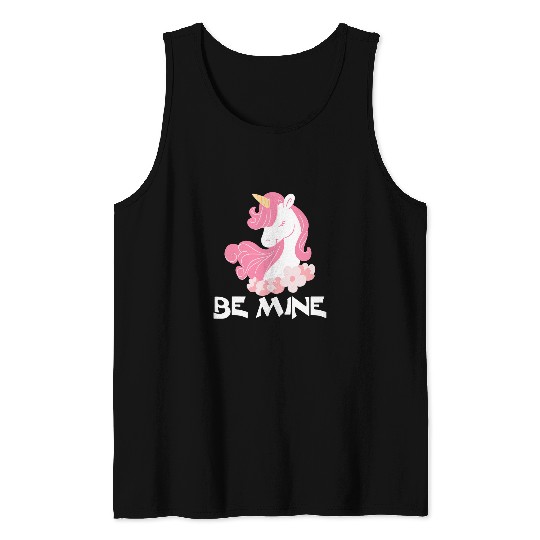 Unicorn Pet Be mine cutest unicorn design Tank Tops