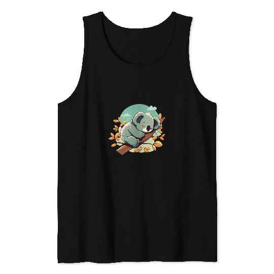 Koala Pet Idea Pyjamas Official Koala Sleep 05 Tank Tops