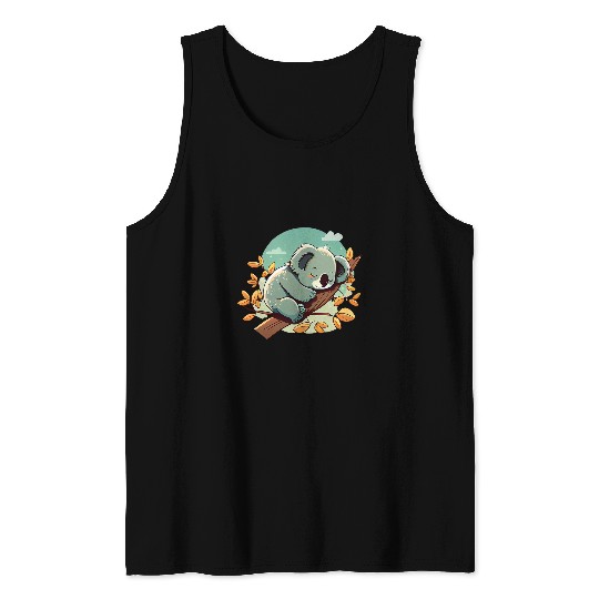Koala Pet Idea Pyjamas Official Koala Sleep 05 Tank Tops