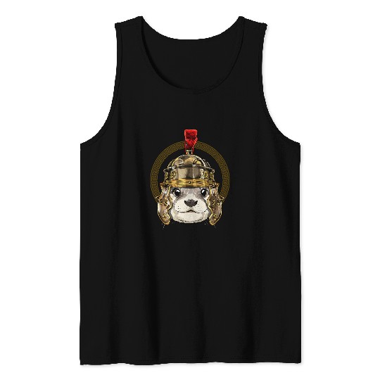 Otter Pet Otters Centurion Sea Otter Ancient Rome Roman Empire Tank Tops