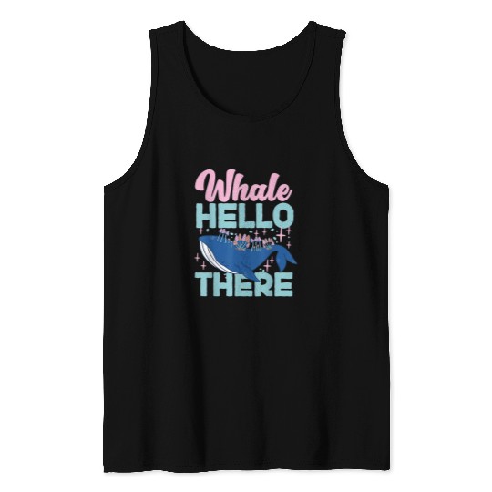 Whale Pet Hello There 9 Tank Tops