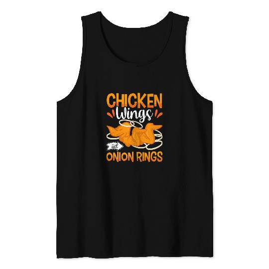Chicken Pet Wings And Onion Rings Tank Tops