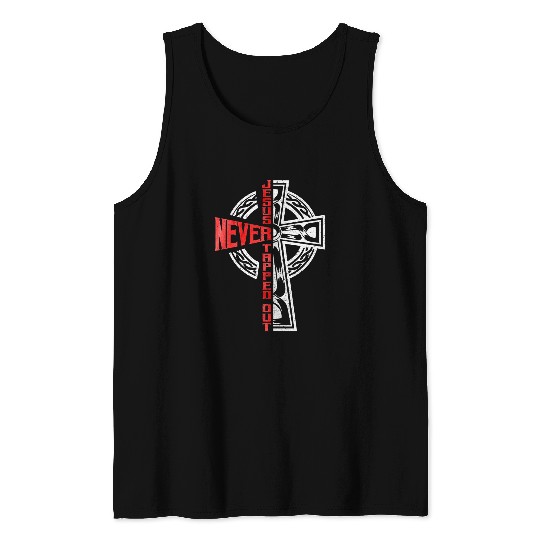 Sport Wrestling Jesus Never Tapped Out Christian Faith Wrestling Tank Tops