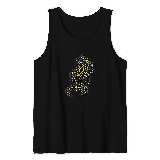 Komodo Pet Reptile Lover Tribal Lizard vintages Graphic Art Animal Gift 3 Tank Tops