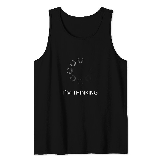 Horse Pet Riding Loading Bar Concentration Horseshoe Barn 21 Tank Tops