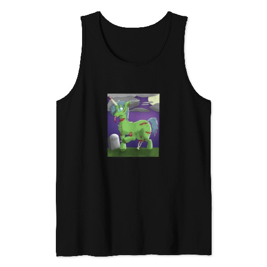 Unicorn Pet Zombie Tank Tops