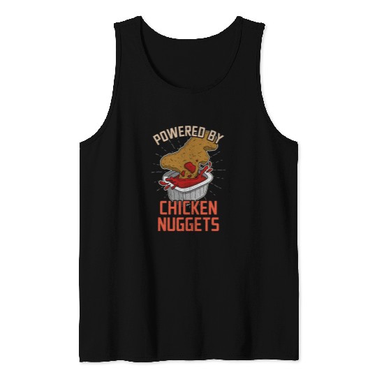 Chicken Pet Nuggets Fastfood Food Recipe Cuisine Tank Tops
