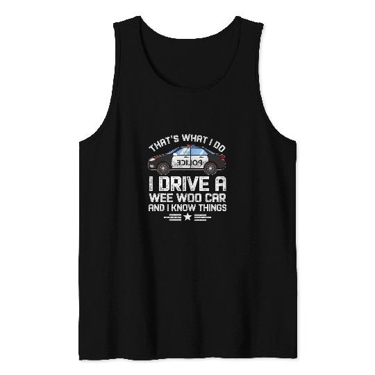 Funny Police Officer For Cop Law Enforcement Men Women Tank Tops