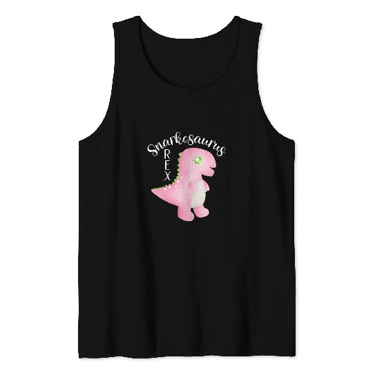 Dinosaur Pet Snarky Women Sassy Dinosaur Teen Girl Stuff Kids Pink TRex Tank Tops