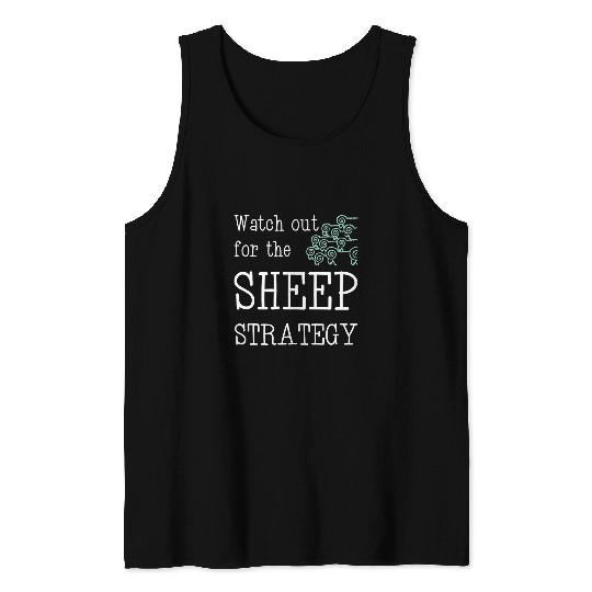 Sheep Pet Funny Board Game Settlers Sheep Strategy Longest Road Gifts Tank Tops