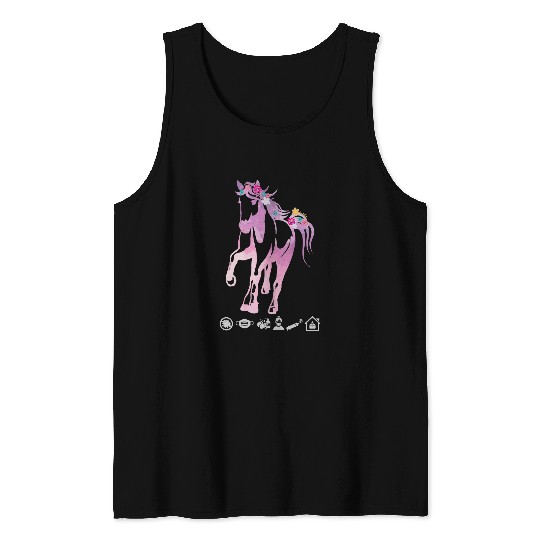 Horse Pet Riding Racing for Girls Women Graphic Plus Size Tank Tops