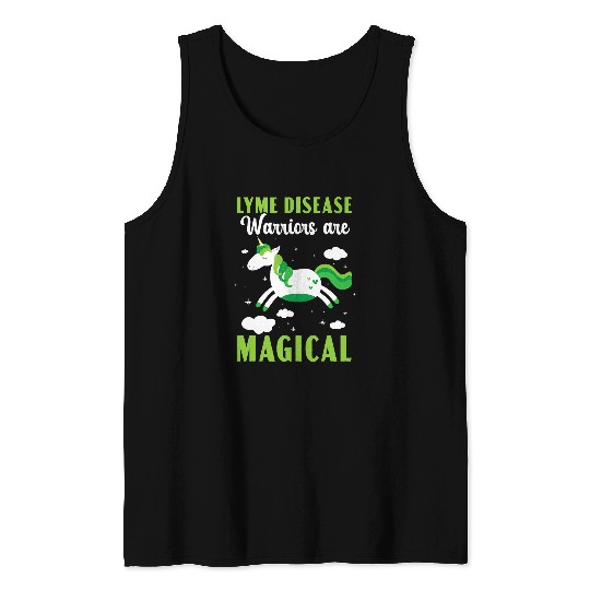 Unicorn Pet Lyme Disease Warriors Are Magical Unicorn Lover 1 9 Tank Tops