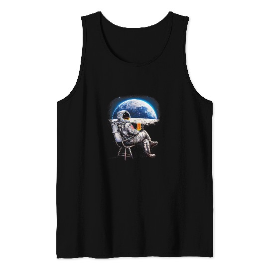 Astronaut Job Planet Solar System Boys Girls Funny Space Suit 1 Tank Tops