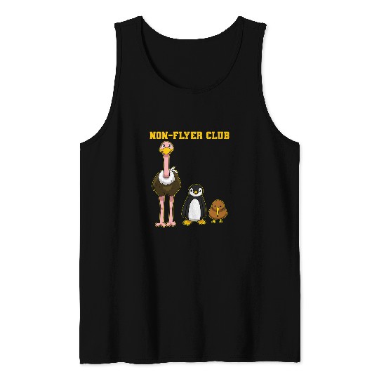 Penguin Pet NonFlyer Club Kiwi Penguin Bird Bouquet Tank Tops
