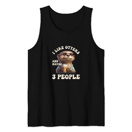 Otter Pet Otters Cool Otter For Boys Girls Men Kids vintages Sea Otter Lover 7 Tank Tops