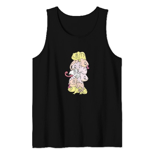 Chameleon Pet Pangender Flag Gender Pride Lgbtq Tank Tops
