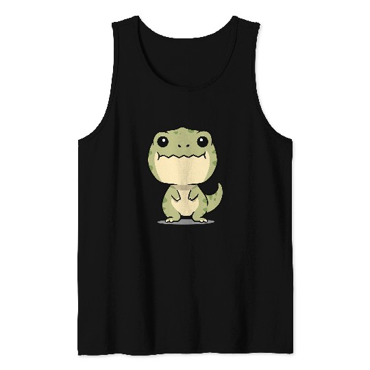 Dinosaur Pet Chibi TRex Dinosaur Kawaii Tyrannosaurus Lover 133 Tank Tops