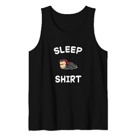 Gorilla Pet Nap Sleeping Sleep Pajamas Pajama 6 Tank Tops