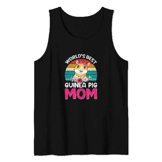 Guinea Pig Pet mom great for girls and women Tank Tops
