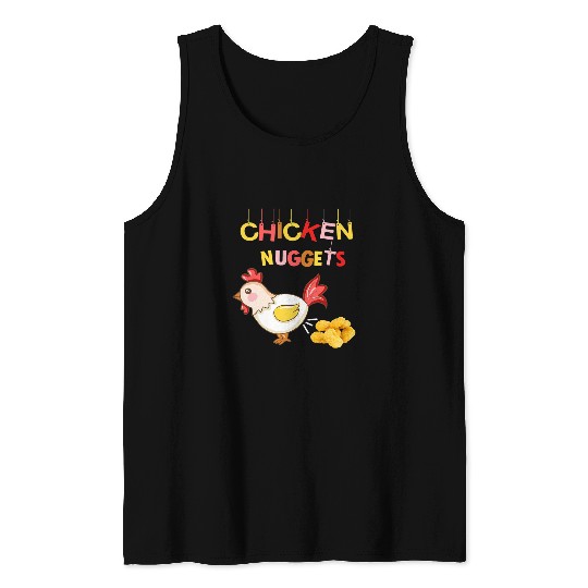 Chicken Pet Nuggets Tank Tops