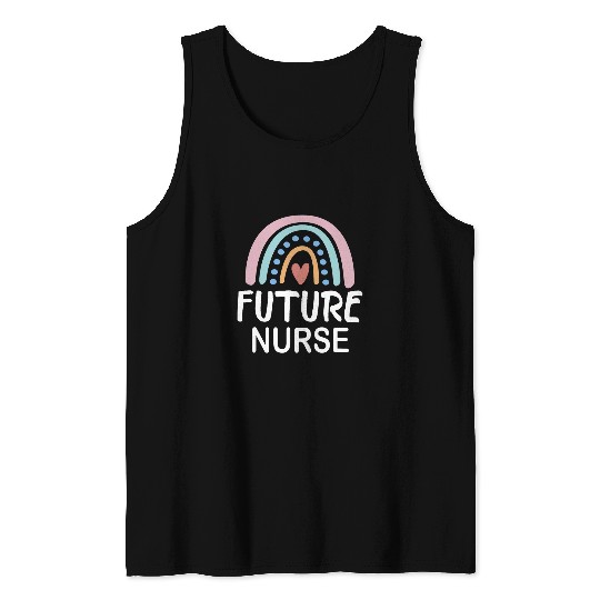 nurses Job In Progress T Shir Nursing Student Future nurses Life Tank Tops