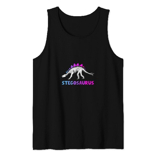 Dinosaur Pet Stegosaurus Tank Tops
