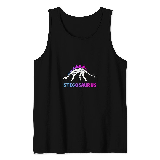 Dinosaur Pet Stegosaurus Tank Tops