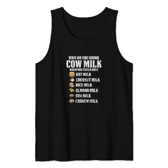 Cow Pet Why Do You Drink Cow Milk Lactose Intolerance Lactose frees Tank Tops