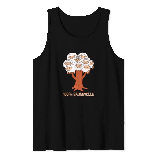 Sheep Pet Funny Word Game 100 Cotton Tree with Tank Tops