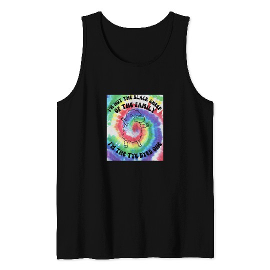 Sheep Pet Retro Im Not The Black Sheep Of The Family Im The Tye Dyed Tank Tops