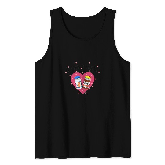nurses Job Better Together Haldol Ativan ICU nurses Valentines Day Tank Tops