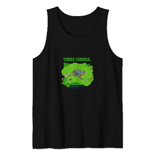 Chameleon Pet Times change Adapt 1 Tank Tops