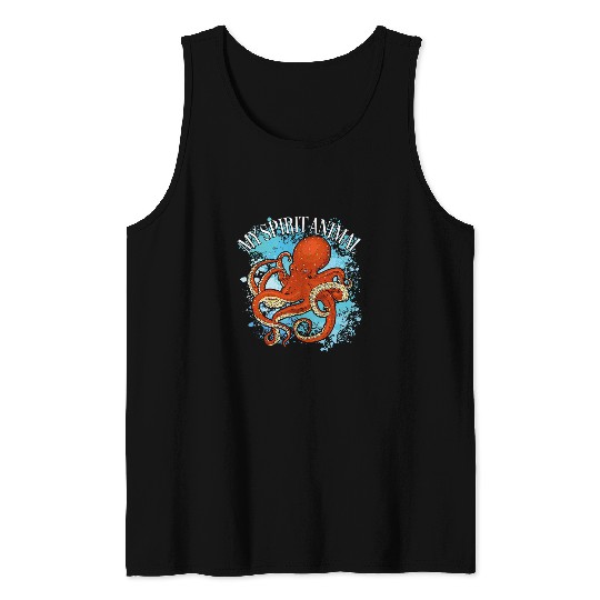 Octopus Pet Cephalopod octopus cuttlefish giant squid oceanography19 Tank Tops